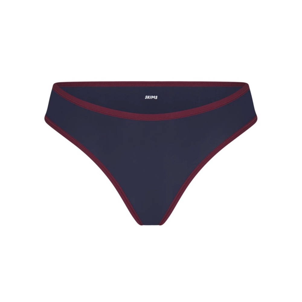 Skims Fits Everybody Contrast Trim Cheeky Brief – Navy | Size 2X | NWOT
